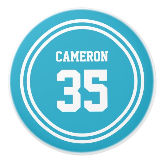 編集可能ストライプな色と背景色スポーティ セラミックノブ (正面)