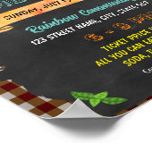 編集可能スパゲッティ資金調達者フライヤー ポスター (角)