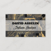 編集可能ソフトウェア開発用回路基板 名刺 (正面)