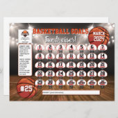 編集可能ソフトボールカレンダー資金調達者フライヤーUSA 招待状 (正面/裏面)