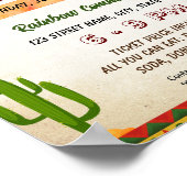 編集可能タコポトラックフライヤー ポスター (角)