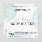 編集可能ダウンロード可能キャンドルラベル 招待状 (正面/裏面)