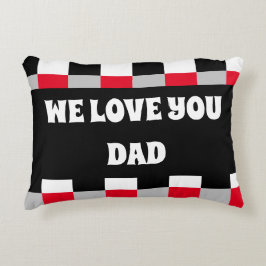 編集可能チェッカーボードパターン アクセントクッション