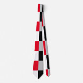 編集可能チェッカーボードパターン ネクタイ (正面)