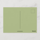 編集可能チェルーブオンザブランチバラバレンタイン ポストカード (裏面)