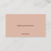 編集可能チョコレート職人 名刺 (裏面)