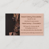 編集可能チョコレート職人 名刺 (正面)