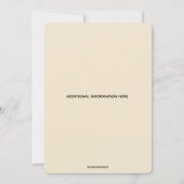 編集可能ツリーのアーチウェイ記念日 招待状 (裏面)