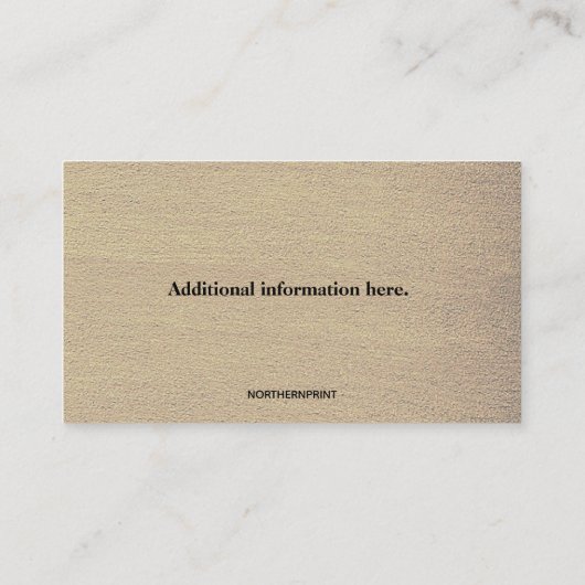 編集可能テニスコート 名刺 (裏面)