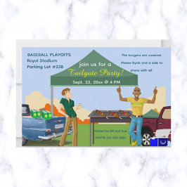 編集可能テールゲートパーティの招待状 招待状