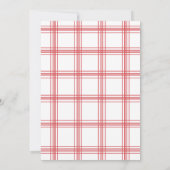 編集可能デッキザホールズクリスマスブライダルシャワー 招待状 (裏面)