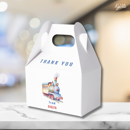 編集可能トレインアドベンチャー誕生日優先ボックス フェイバーボックス