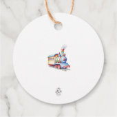 編集可能トレインアドベンチャー2nd誕生日ありがとう フェイバータグ (裏面)