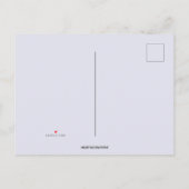 編集可能トロピカルオウム誕生日 インビテーションポストカード (裏面)