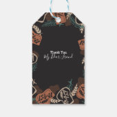 編集可能トーストパン引用文ギフトラベル ギフトタグ (裏面)