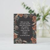 編集可能トーストパン引用文 ポストカード (スタンド正面)