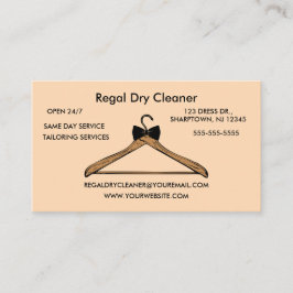 編集可能ドライクリーニング 名刺