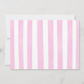 編集可能ドーナツ誕生日パーティーフォト 招待状 (裏面)