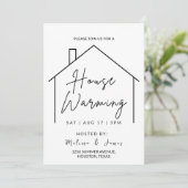 編集可能ハウスウォーミング招待状、ハウスウォーミング 招待状 (スタンド正面)