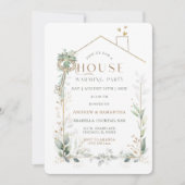 編集可能ハウスウォーミング招待状 招待状 (正面)