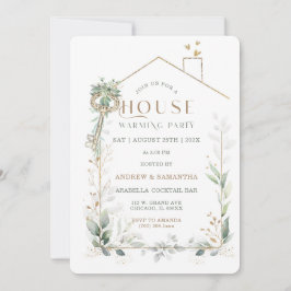 編集可能ハウスウォーミング招待状 招待状