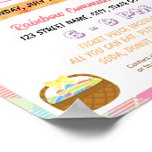 編集可能ハッピーイースターイベントフライヤー ポスター (角)