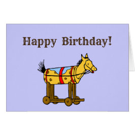 編集可能ハッピーバースデーヴィンテージ玩具カード