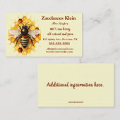 編集可能ハニービーキーパー名刺 名刺 (正面/裏面)