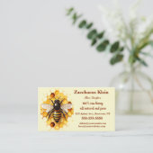 編集可能ハニービーキーパー名刺 名刺 (スタンド正面)