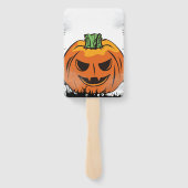 編集可能ハロウィーン招待状、ハローウィンパーティ ハンドファン (裏面)