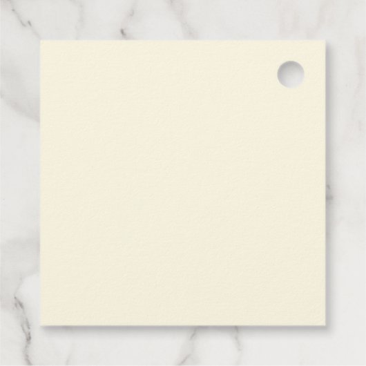 編集可能ハロウィーン – Little Monster Bash - フェイバータグ (裏面)