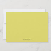 編集可能ハーベストフェスティバル感謝祭ディナー 招待状 (裏面)