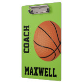 編集可能バスケットボールコーチのクリップボード クリップボード (左)