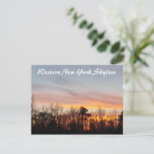 編集可能バッファローイメージ ポストカード (スタンド正面)