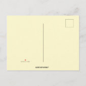 編集可能バルーン星紙吹雪大晦日 インビテーションポストカード (裏面)