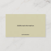 編集可能バレルワイナリー名刺 名刺 (裏面)