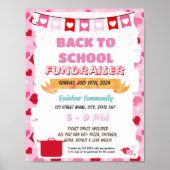 編集可能バレンタインの持ち帰りチラシ ポスター (正面)