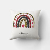 編集可能バレンタイン枕：愛の虹 クッション (裏面)