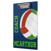 編集可能バレーボールコーチクリップボード クリップボード (左)