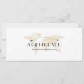 編集可能バンクーバーカナダ飛行機搭乗券 招待状 (裏面)