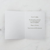 編集可能バードオブパラダイス誕生日 カード (内部)