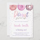 編集可能パステルスウィートパーティー招待状 招待状 (正面)