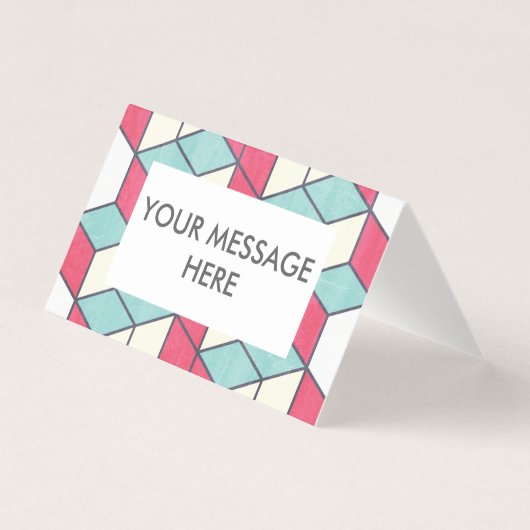 編集可能パズル付き文字パターンカードのパック (正面)