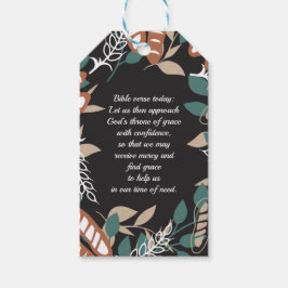 編集可能パン引用文 ギフトタグ