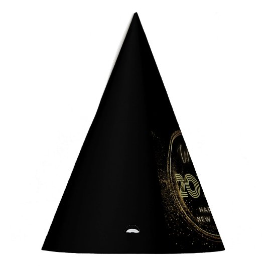 編集可能パーソナライズされたな新しい年 パーティーハット (左)