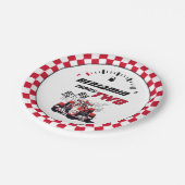 編集可能パーソナライズされたな2高速誕生日パーティー ペーパープレート (アングル)