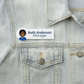 編集可能パーソナライズされたな 名札 (インサイチュ)