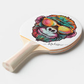 編集可能パーソナライズされた 卓球ラケット (正面アングル)