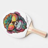 編集可能パーソナライズされた 卓球ラケット (横)