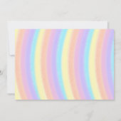 編集可能パーティーカード 招待状 (裏面)